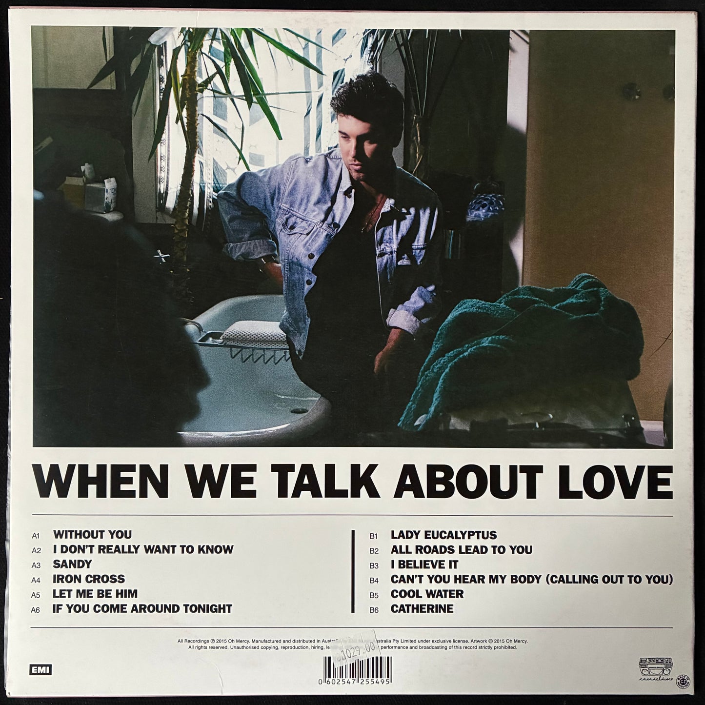 OH MERCY - WHEN WE TALK ABOUT LOVE (GREEN COLOURED) (USED VINYL 2015 AUS M-/M-)