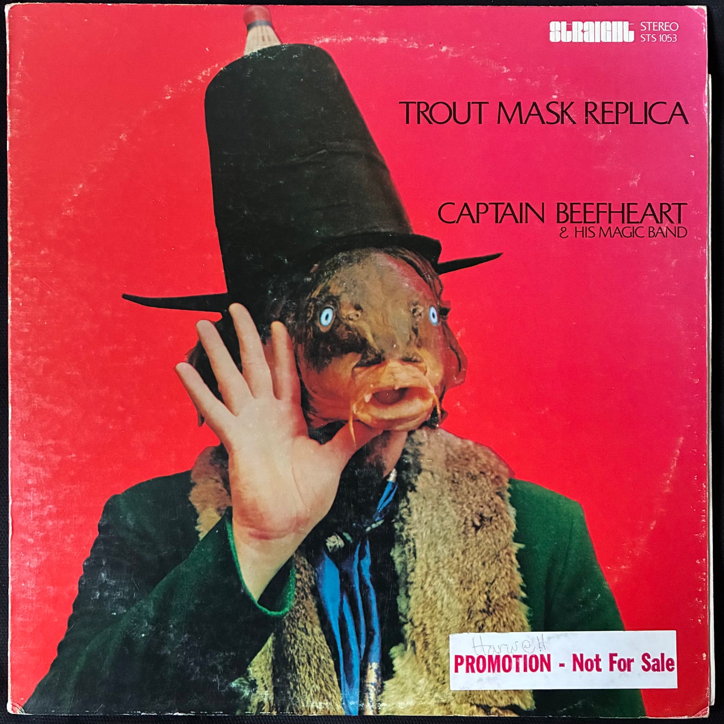 CAPTAIN BEEFHEART & HIS MAGIC BAND - TROUT MASK REPLICA (2LP) (WHITE LABEL PROMO) (USED VINYL 1969 US EX/EX-)