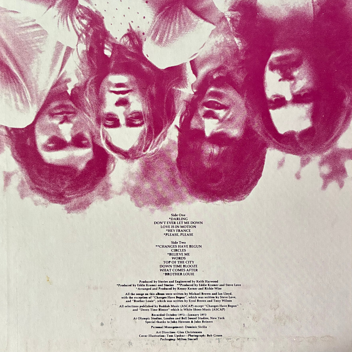 STORIES - ABOUT US (USED VINYL 1976 US EX+/EX-)