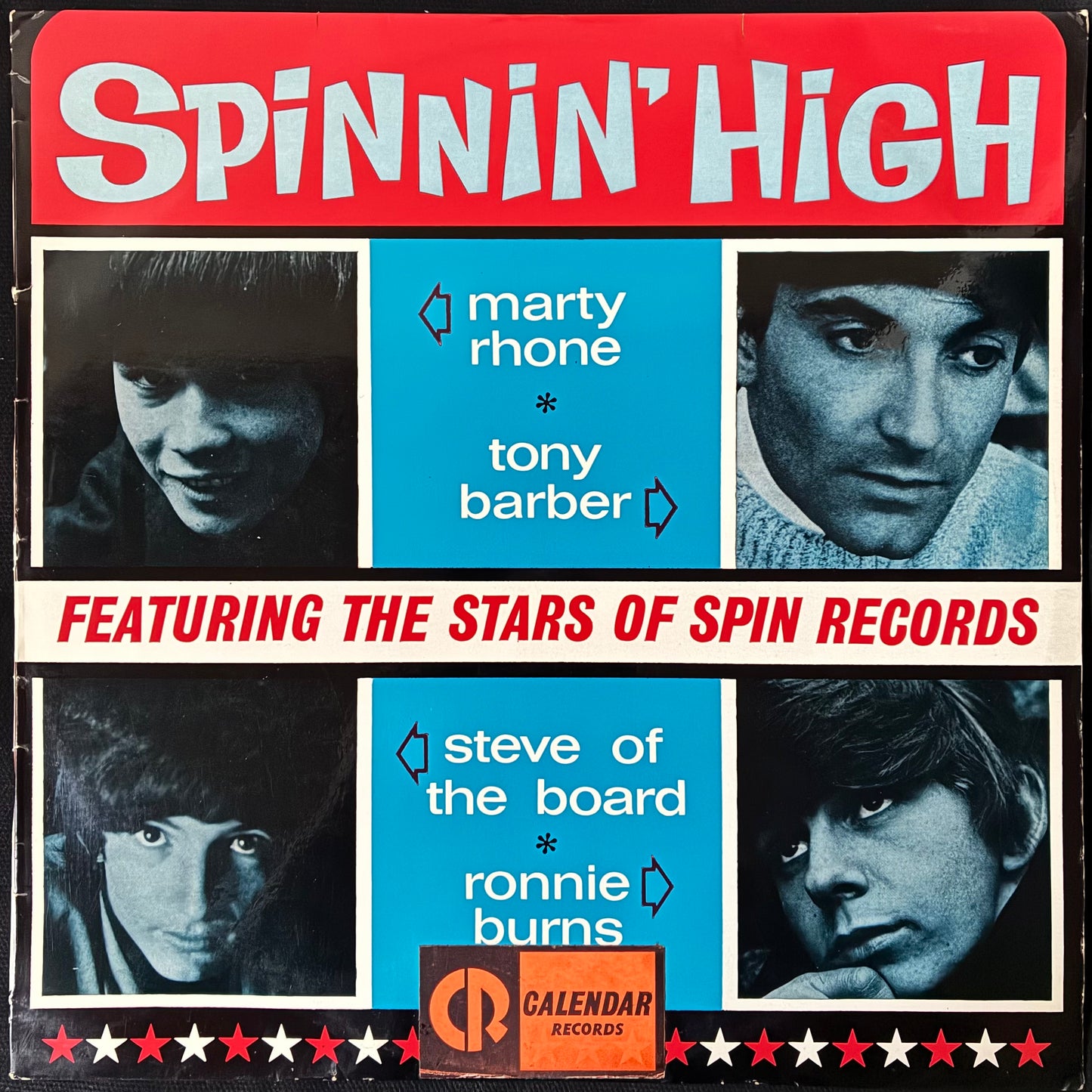 VARIOUS - SPINNIN' HIGH (USED VINYL 1966 AUS EX+/EX)