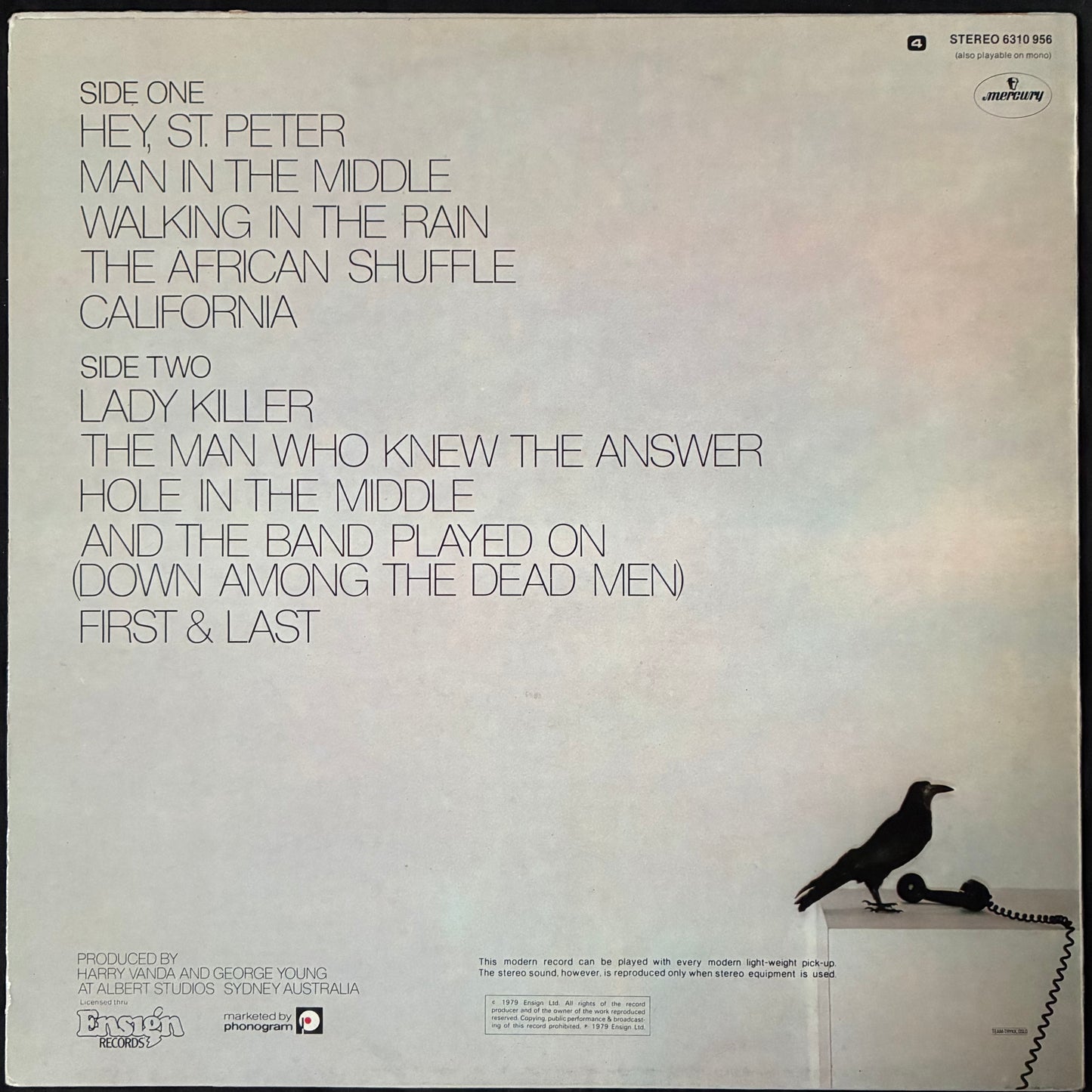 FLASH & THE PAN - FLASH & THE PAN (USED VINYL 1979 FINLAND M-/EX+)