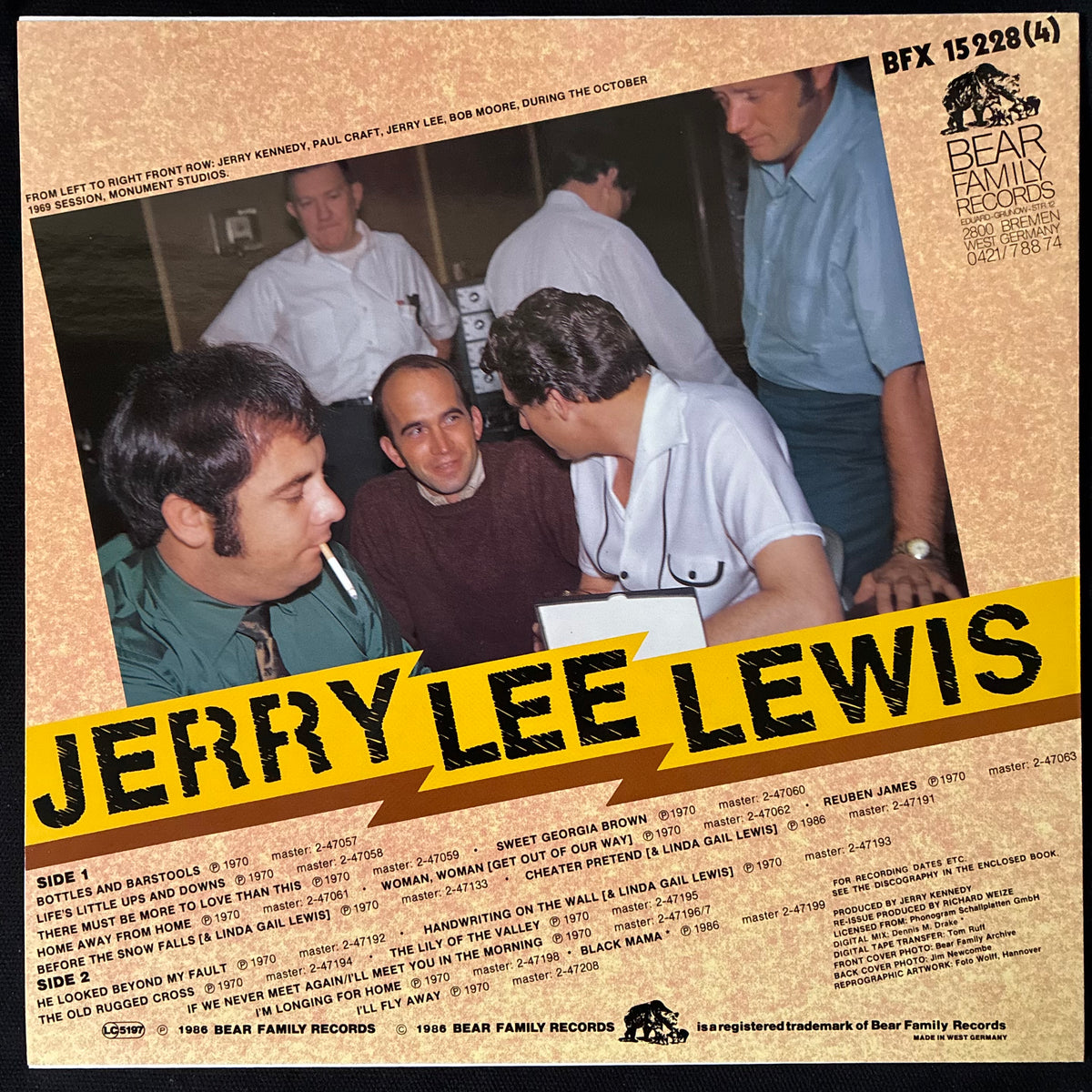 JERRY LEE LEWIS - THE KILLER 1969-1972 (11LP BOX SET) (USED VINYL 1986 GERMANY M-/M-)