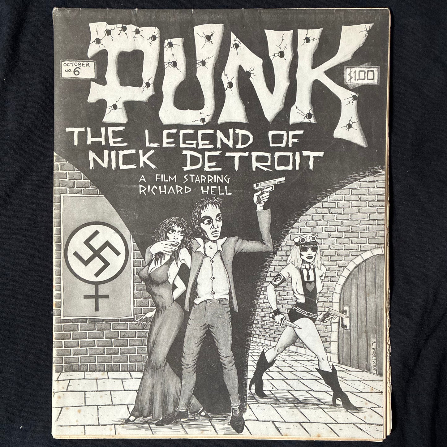 PUNK MAGAZINE VOLUME 1, NUMBER 6 - THE LEGEND OF NICK DETROIT (OCTOBER 1976) MAGAZINE