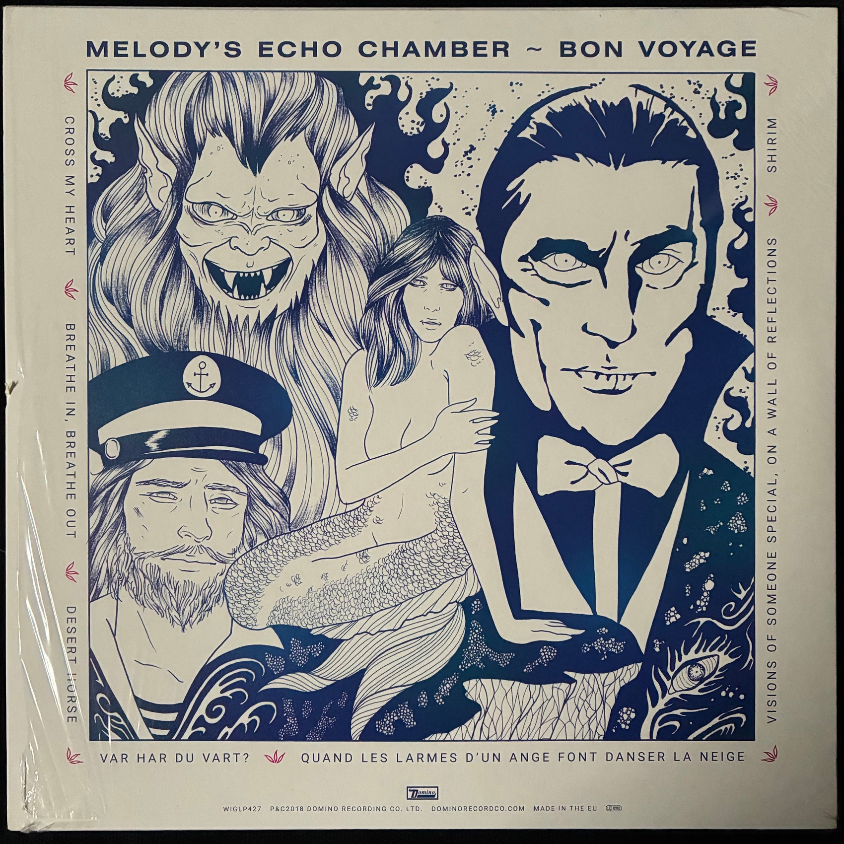 MELODY'S ECHO CHAMBER - BON VOYAGE (TRANSLUCENT VIOLET COLOURED) (USED VINYL 2018 UK/EU M-/M-)