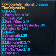 Load image into Gallery viewer, COWBOYS INTERNATIONAL - COWBOYS INTERNATIONAL PRESENTS THE ORIGINAL SIN (USED VINYL 1979 AUS M-/EX+)
