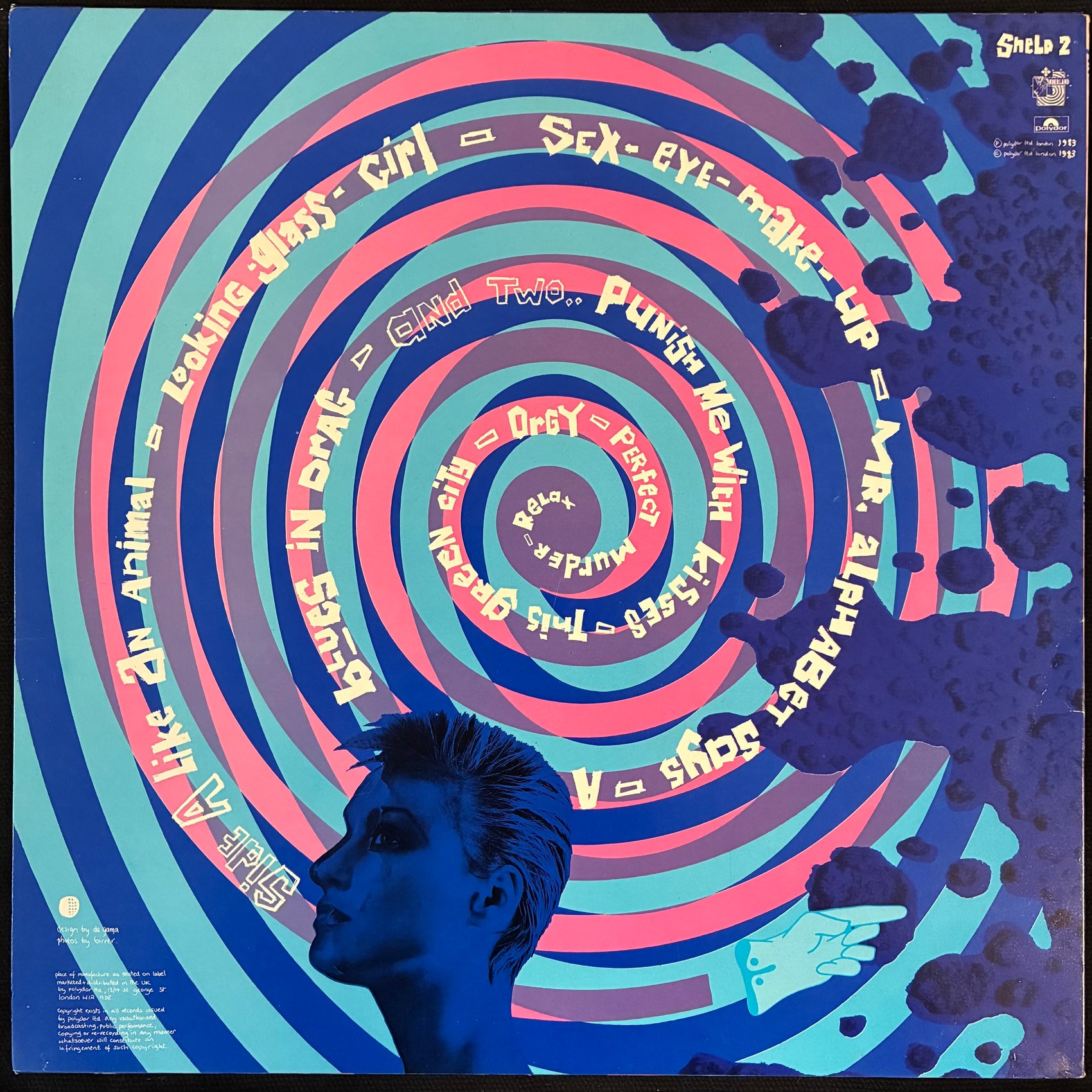 GLOVE - BLUE SUNSHINE (USED VINYL 1983 UK EX/EX+)