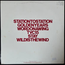 Load image into Gallery viewer, DAVID BOWIE - STATIONTOSTATION (FIRST PRESSING) (USED VINYL 1976 AUS M-/EX)

