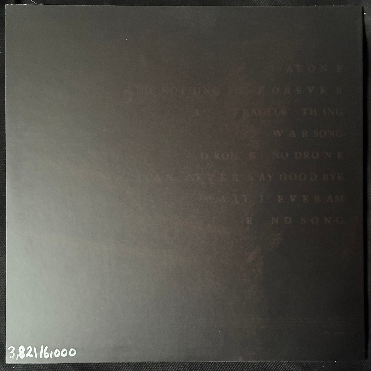 CURE - SONGS OF A LOST WORLD (PICTURE DISC - GLOW IN THE DARK) (USED VINYL 2024 UK M-/M-)
