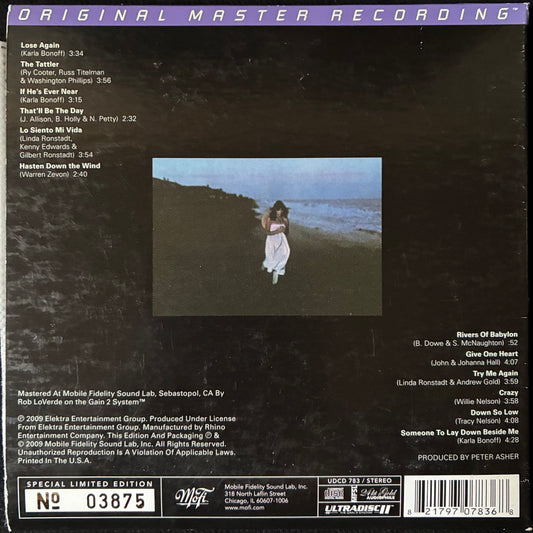 LINDA RONSTADT - HASTEN DOWN THE WIND (MOBILE FIDELITY) (USED CD 2009 US M-/EX+)