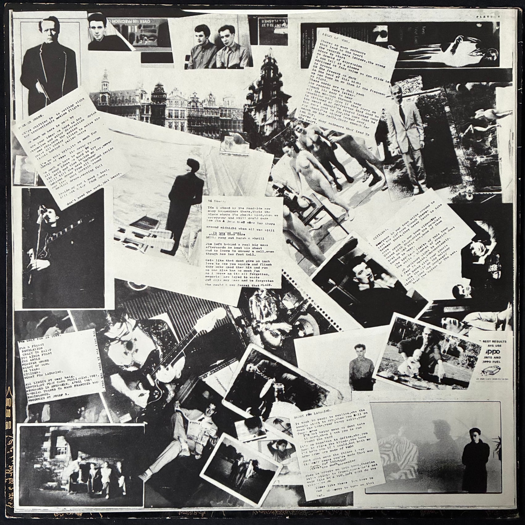 JOSEF K - THE ONLY FUN IN TOWN (FIRST PRESSING) (USED VINYL 1981 UK M-/EX)
