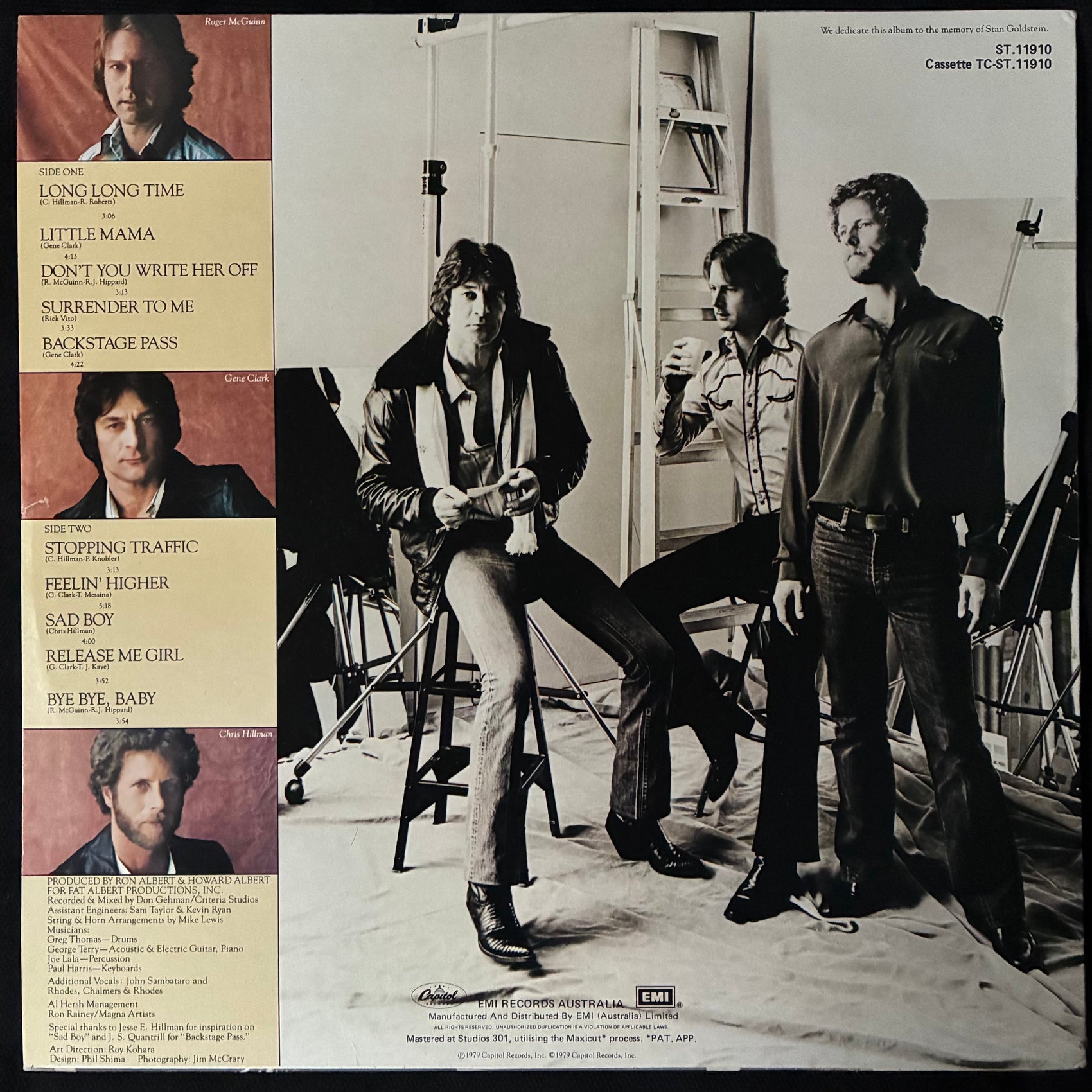 MCGUINN, CLARK & HILLMAN - MCGUINN, CLARK & HILLMAN (USED VINYL 1979 AUS M-/M-)