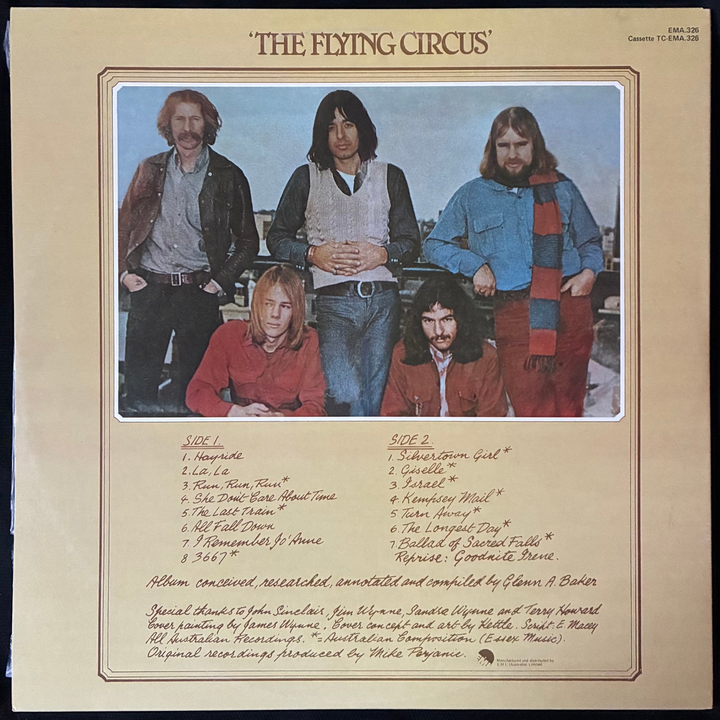 FLYING CIRCUS - STEAM TRAINS & COUNTRY DAYS (USED VINYL 1977 AUS M-/M-)