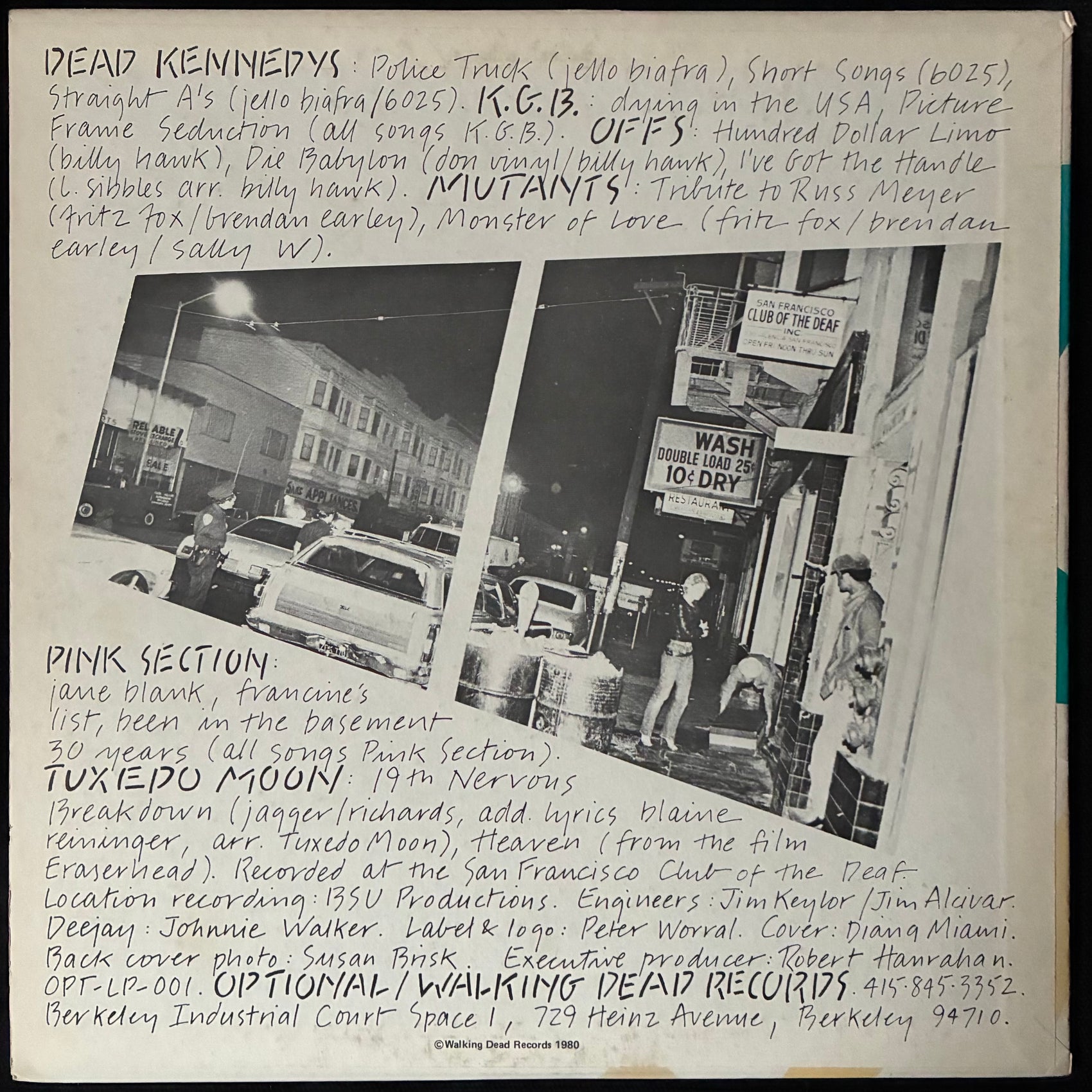 VARIOUS ARTISTS - CAN YOU HEAR ME? : MUSIC FROM THE DEAF CLUB (USED VINYL 1980 AUS M-/EX+)
