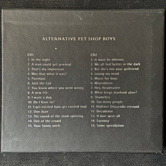 PET SHOP BOYS - ALTERNATIVE PET SHOP BOYS (2CD BOX SET) (USED CD 1995 USA/EU M-/M-)