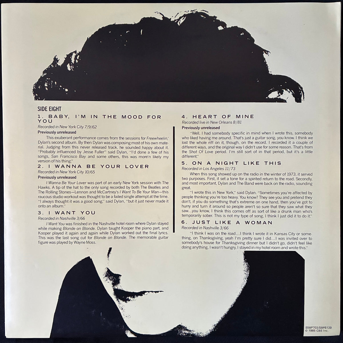 BOB DYLAN - BIOGRAPH (5LP BOX SET) (USED VINYL 1985 AUS M-/M-/EX)