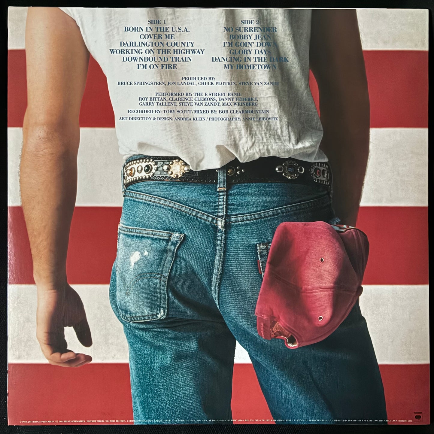BRUCE SPRINGSTEEN - BORN IN THE U.S.A. (180GM) (USED VINYL 2014 US M-/M-)