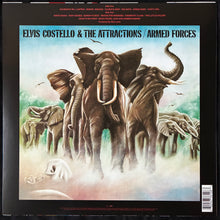 Load image into Gallery viewer, ELVIS COSTELLO AND THE ATTRACTIONS - ARMED FORCES (LP+7") (USED VINYL 2015 EUM-/M-)
