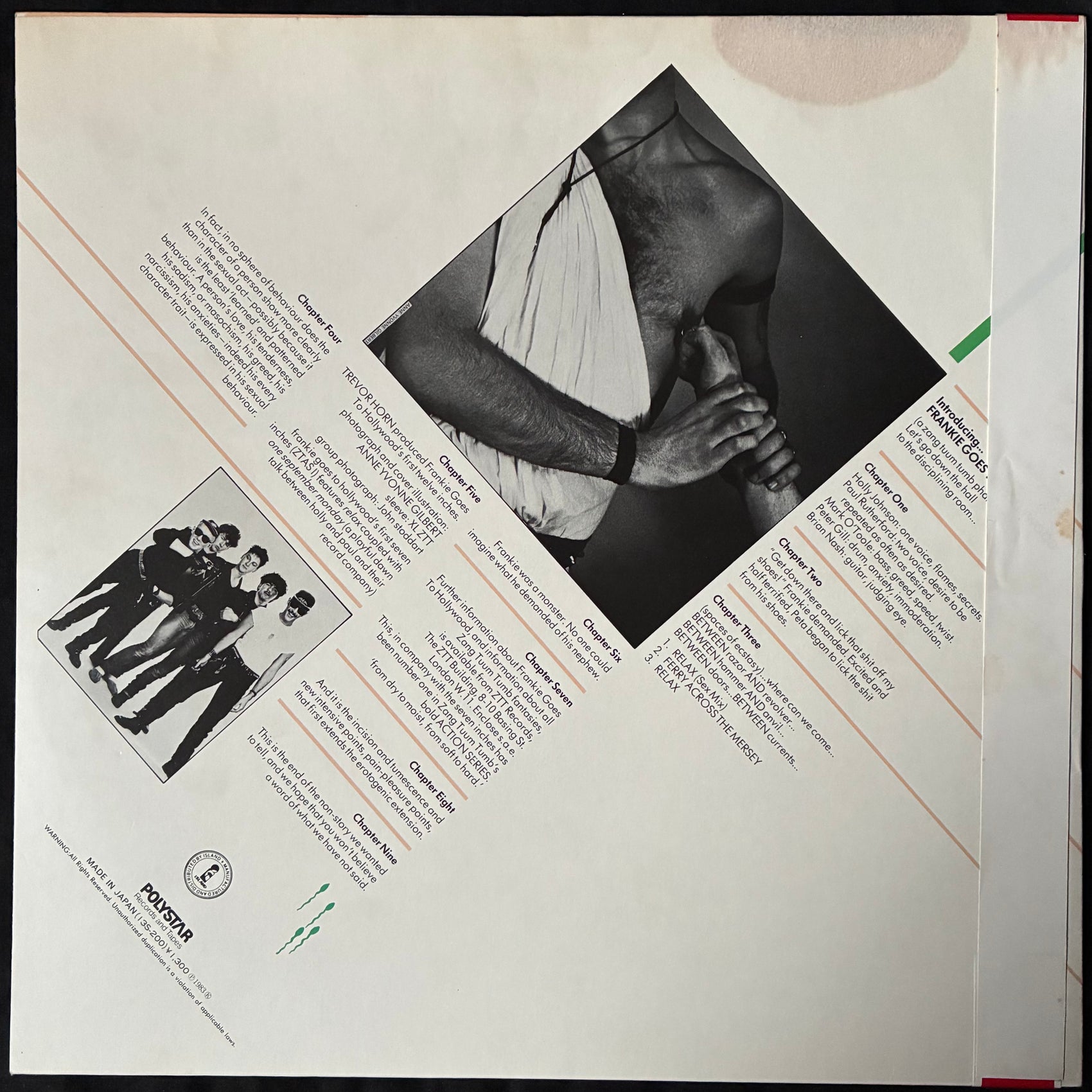 FRANKIE GOES TO HOLLYWOOD - RELAX (12") (USED VINYL 1983 JAPAN M-/EX-)