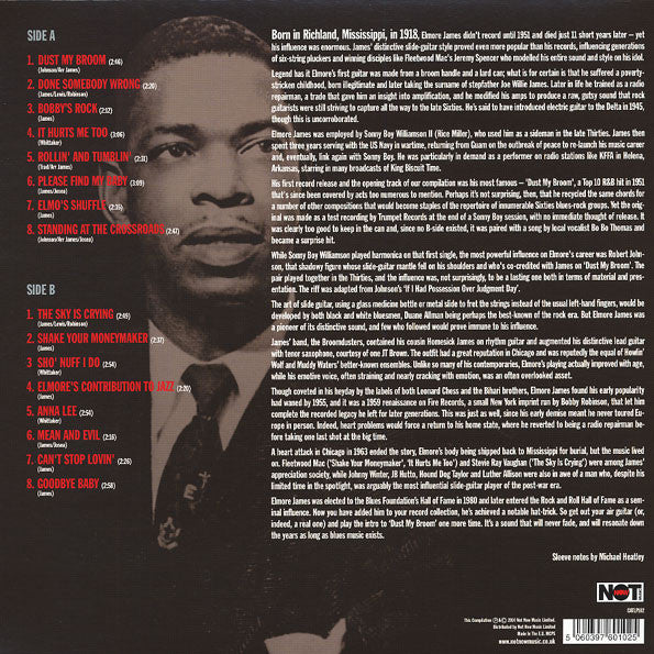 ELMORE JAMES - THE DEFINITIVE ELMORE JAMES VINYL