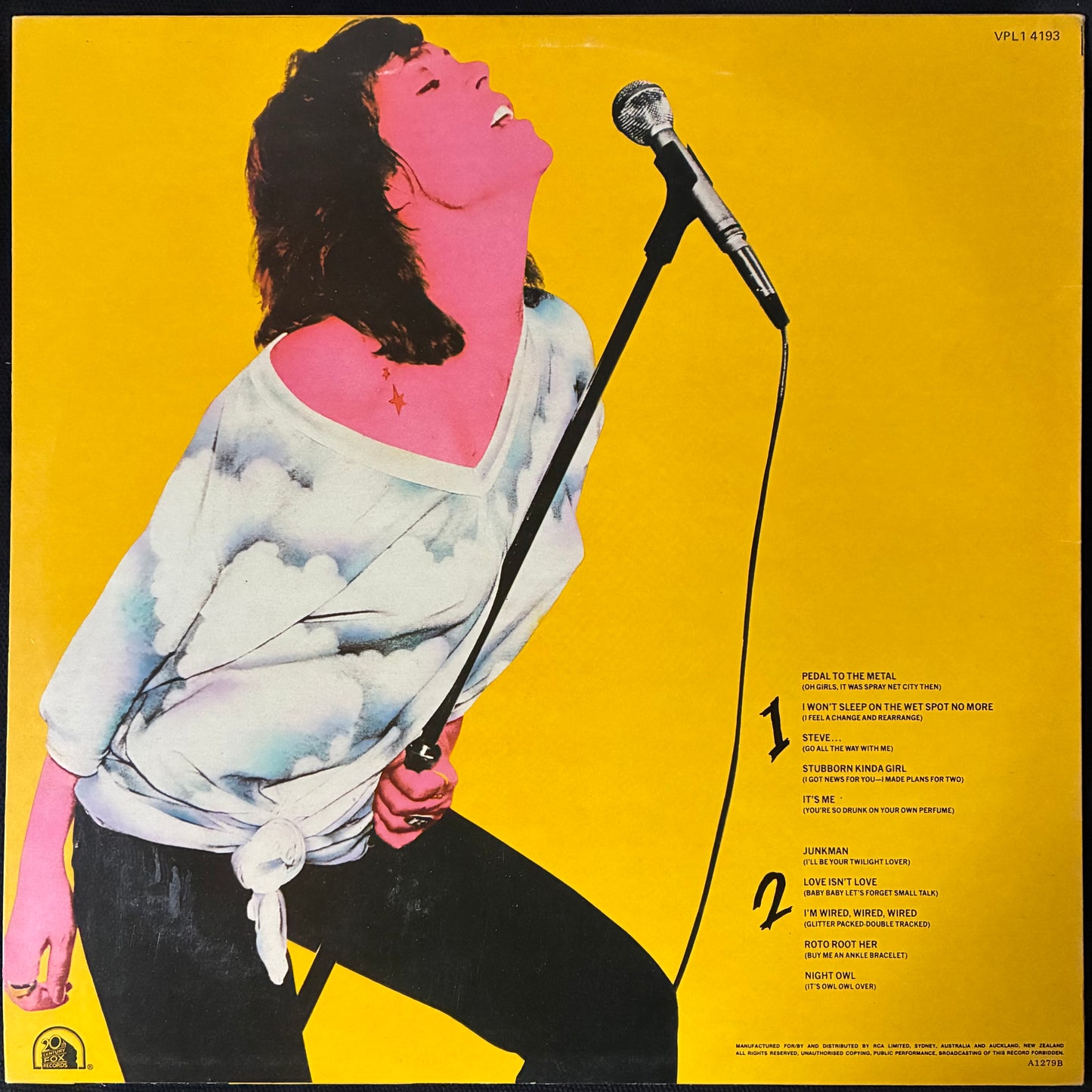 GENYA RAVAN - ...AND I MEAN IT! (USED VINYL 1979 AUS M-/M-)