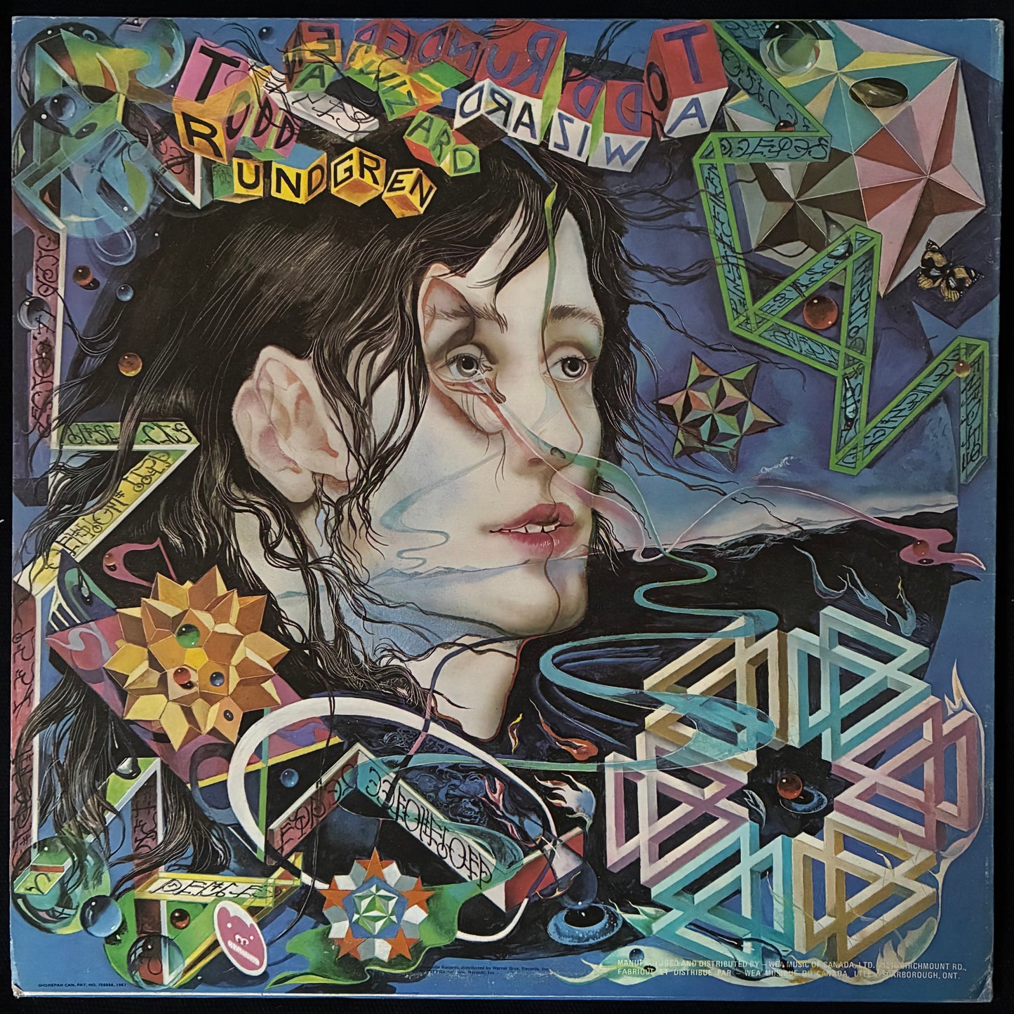 TODD RUNDGREN - A WIZARD / A TRUE STAR (USED VINYL 1973 CANADA EX+/EX+)