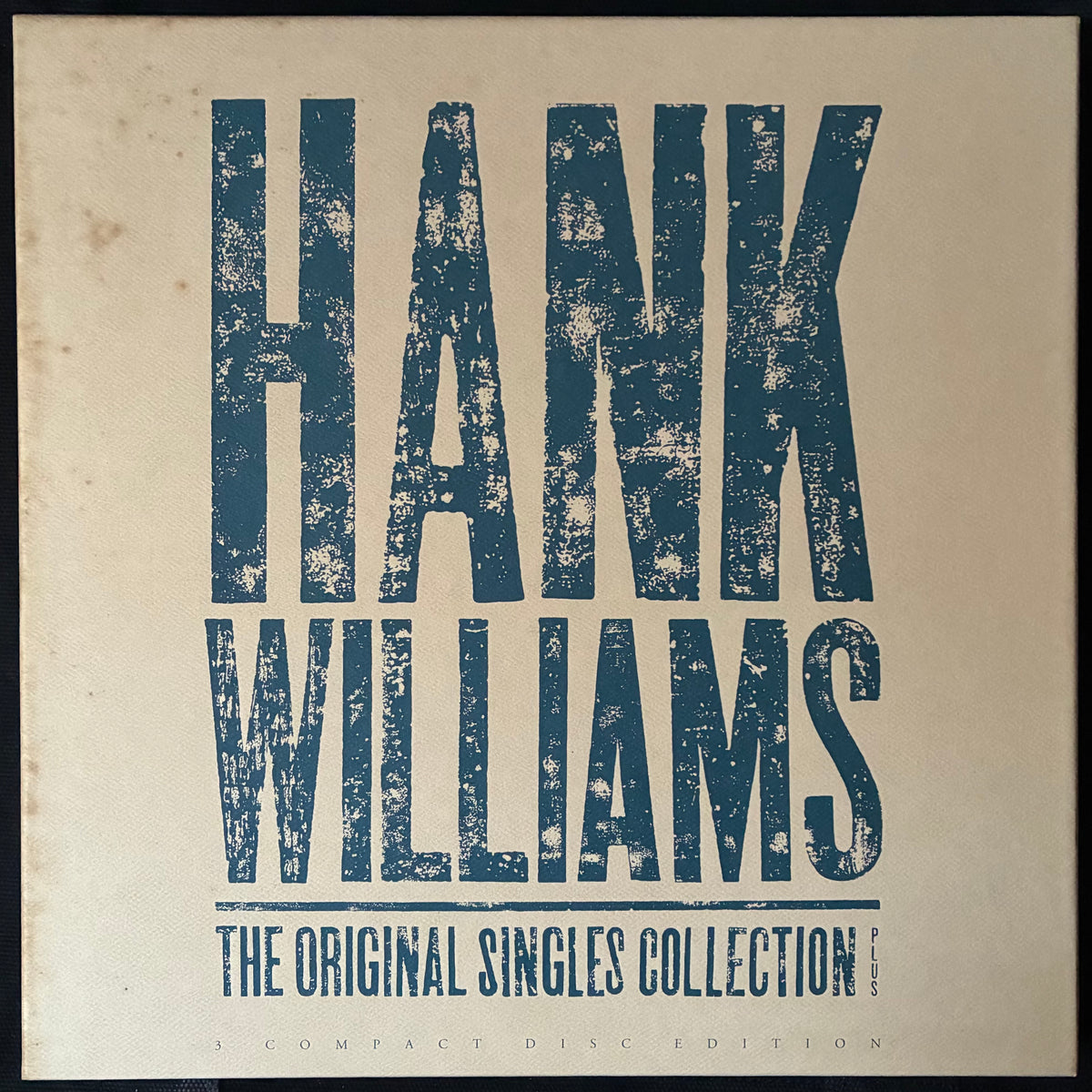 HANK WILLIAMS - THE ORIGINAL SINGLES COLLECTION (3CD BOX SET) (USED CD 1990 US M-/EX)