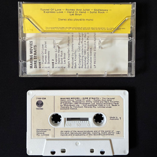 DIRE STRAITS - MAKING MOVIES (USED CASSETTE 1980 UK)