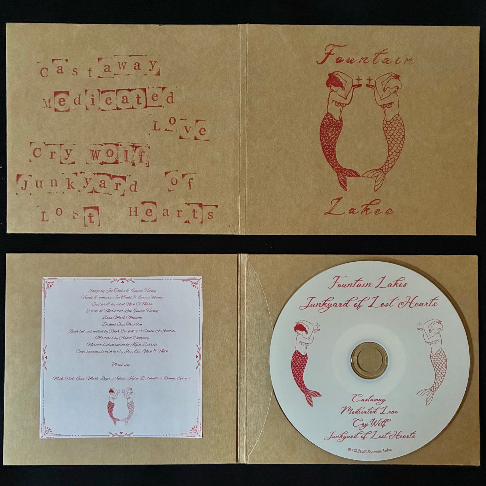 FOUNTAIN LAKES - JUNKYARD OF LOST HEARTS (EP) CD
