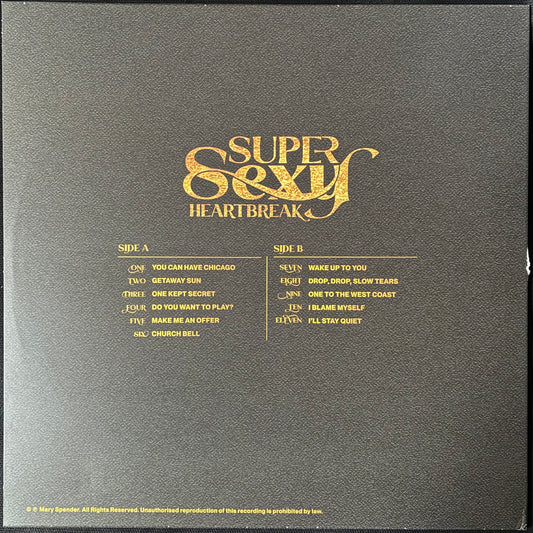 MARY SPENDER - SUPER SEXY HEARTBREAK (USED VINYL 2024 UK M-/EX+)