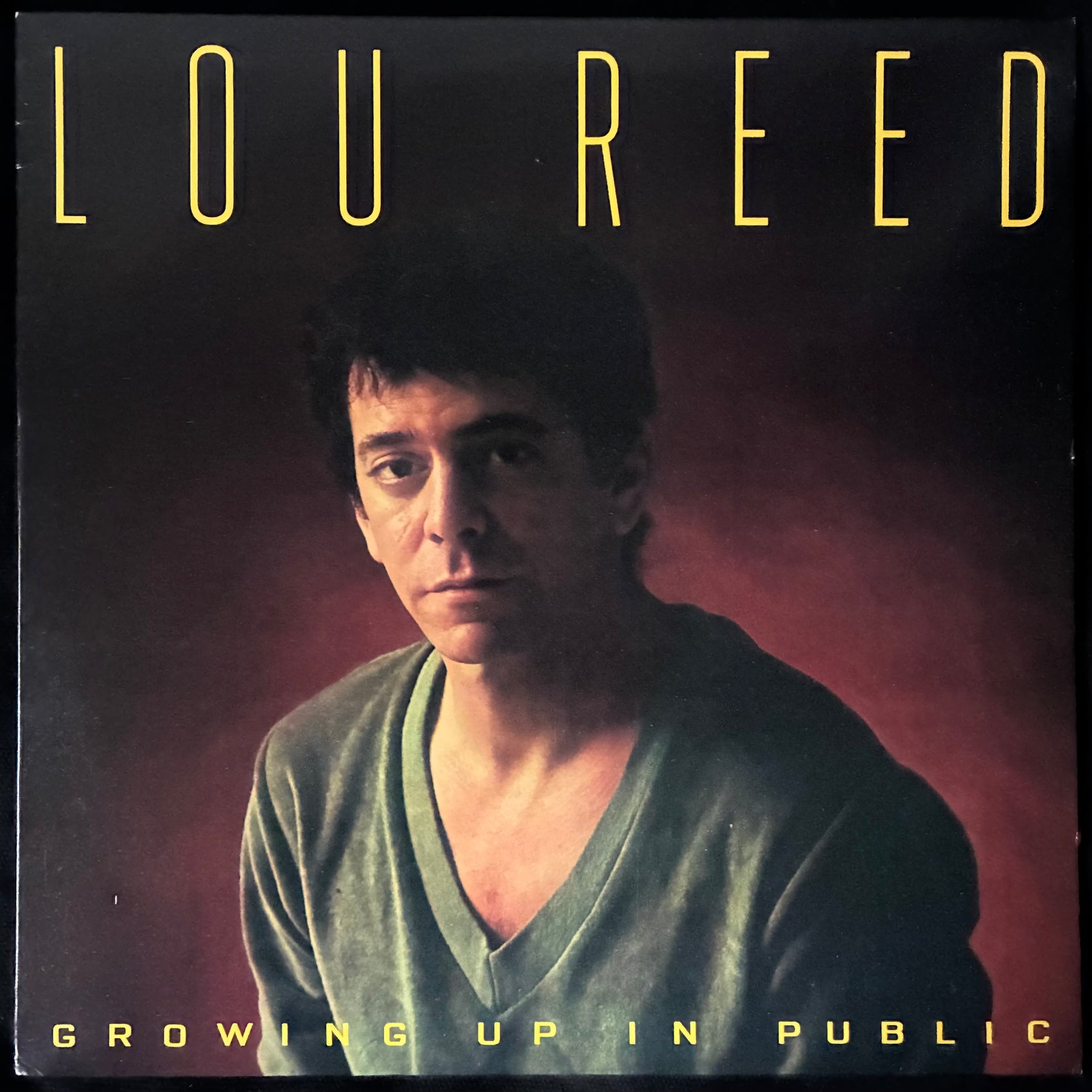 LOU REED - GROWING UP IN PUBLIC (FIRST PRESSING) (USED VINYL 1980 US M-/M-)