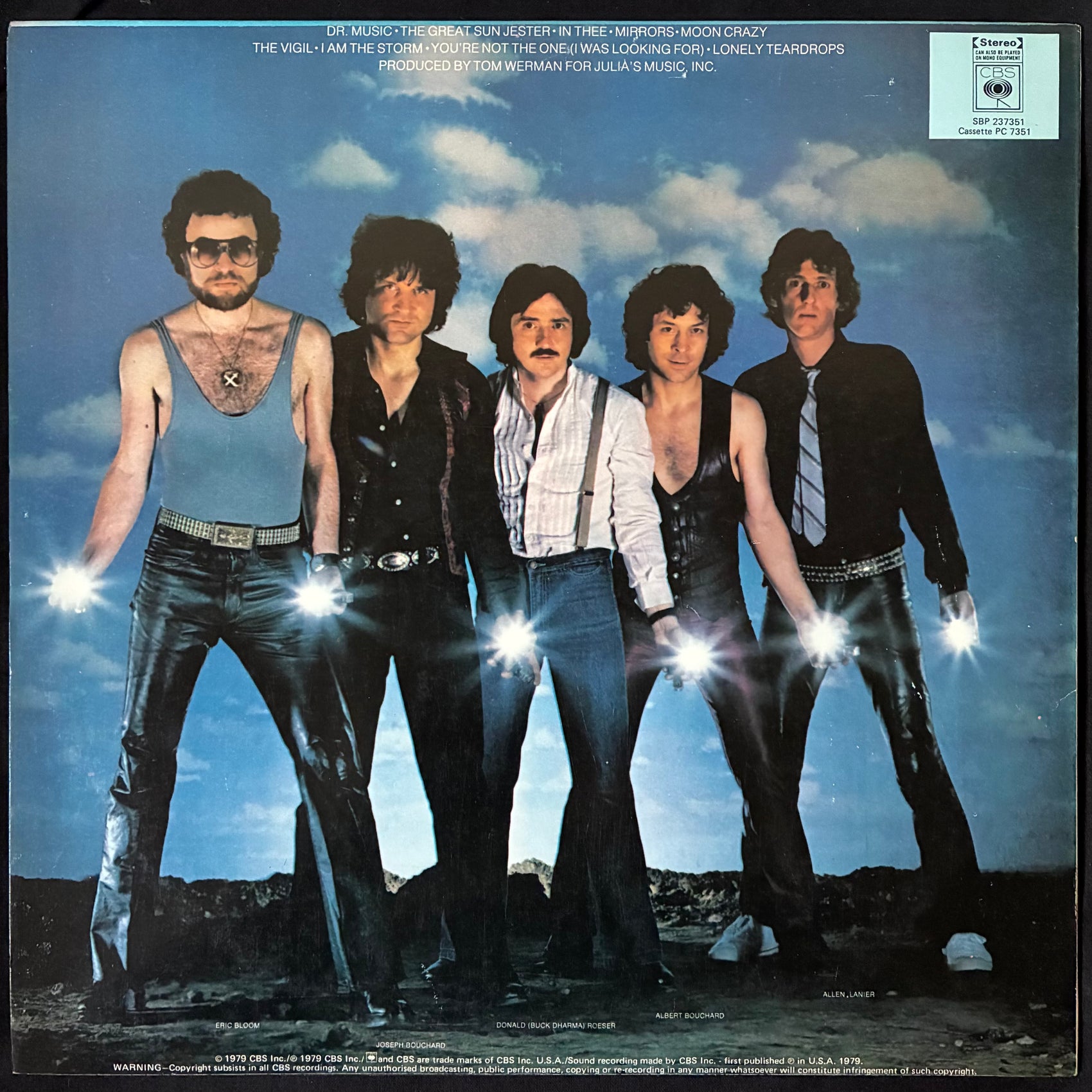 BLUE ÖYSTER CULT - MIRRORS (USED VINYL 1979 AUS M-/EX+)