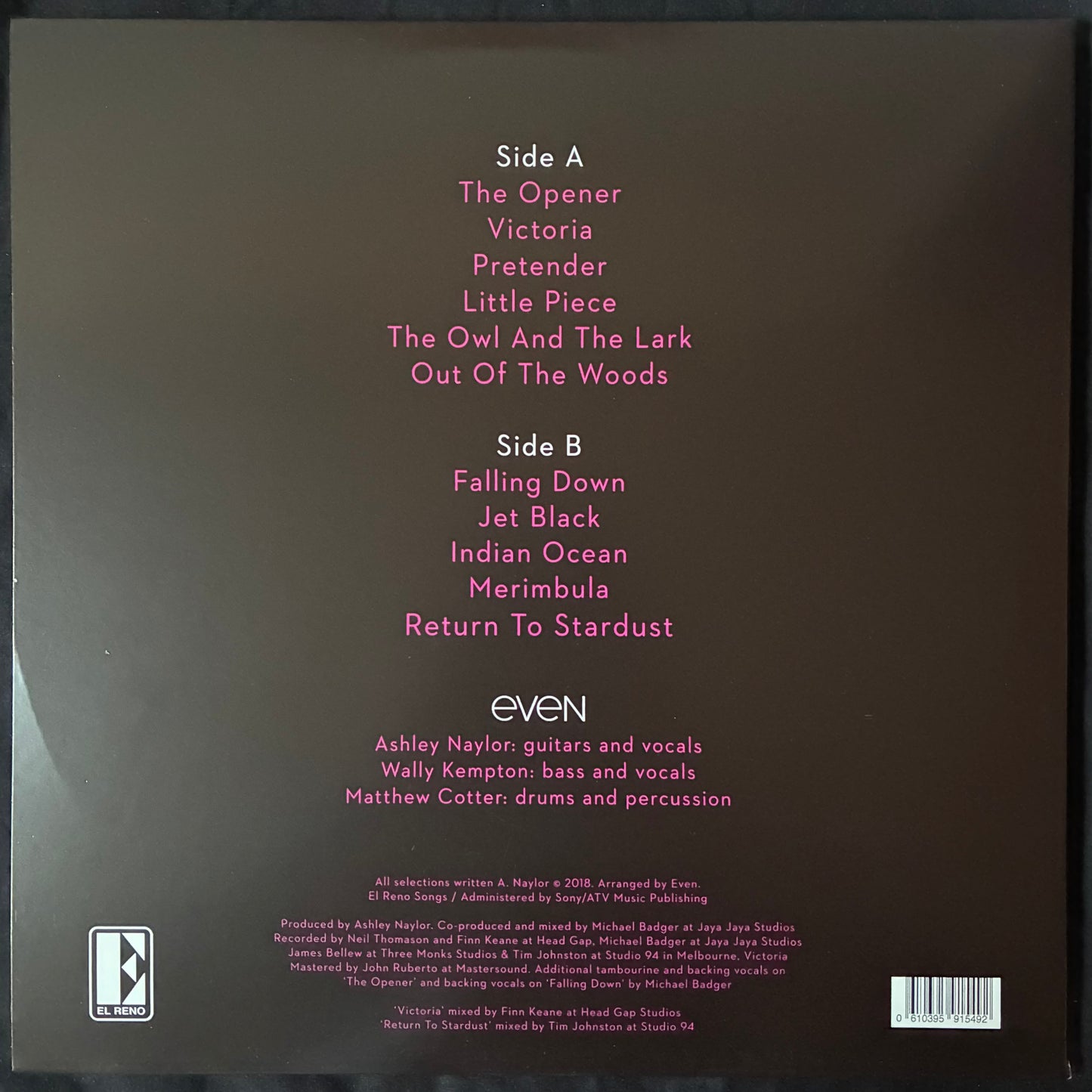 EVEN - SATIN RETURNS (2LP) (PINK/YELLOW SPLATTER) (USED VINYL 2020 AUS M-/M-)