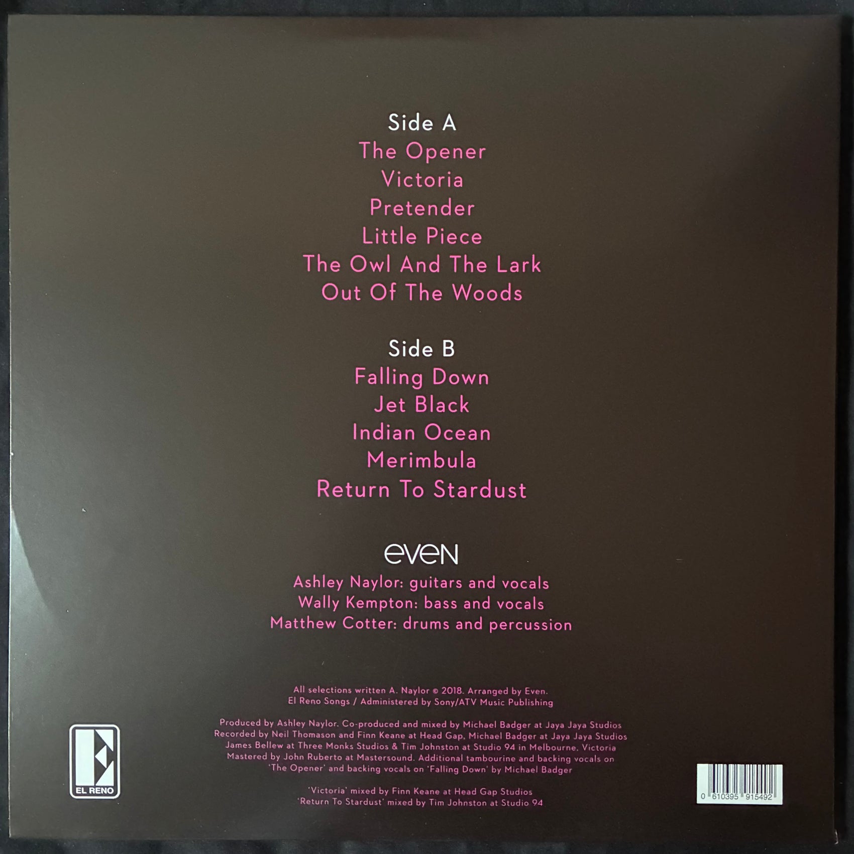 EVEN - SATIN RETURNS (2LP) (PINK/YELLOW SPLATTER) (USED VINYL 2020 AUS M-/M-)