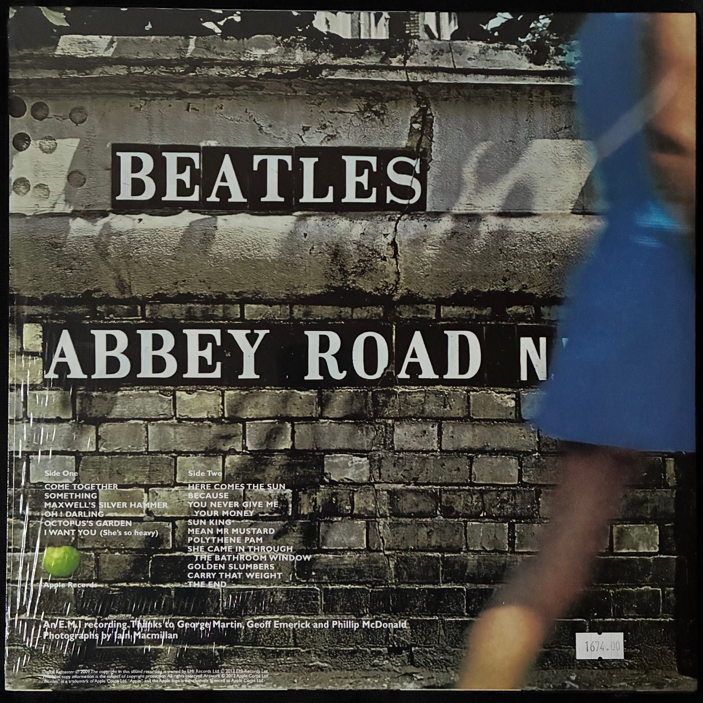 BEATLES - ABBEY ROAD (180GM) (USED VINYL 2012 EU M-/M-)