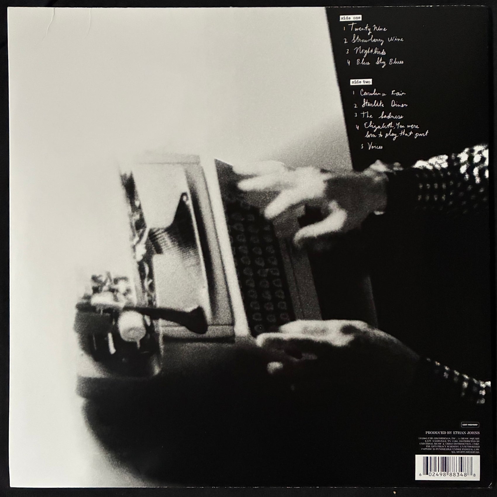 RYAN ADAMS - 29 (180GM) (USED VINYL 2016 US M-/M-)