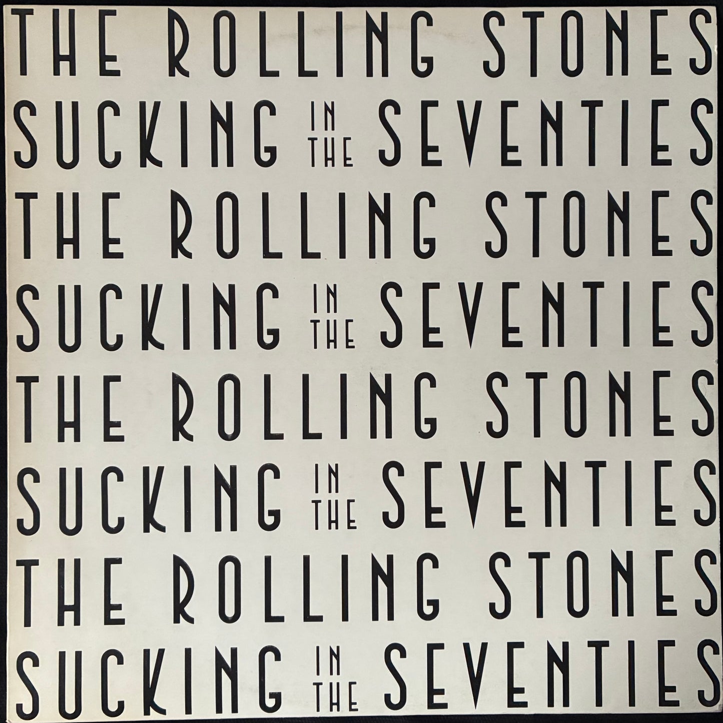 ROLLING STONES - SUCKING IN THE SEVENTIES (USED VINYL 1981 AUS M-/EX+)
