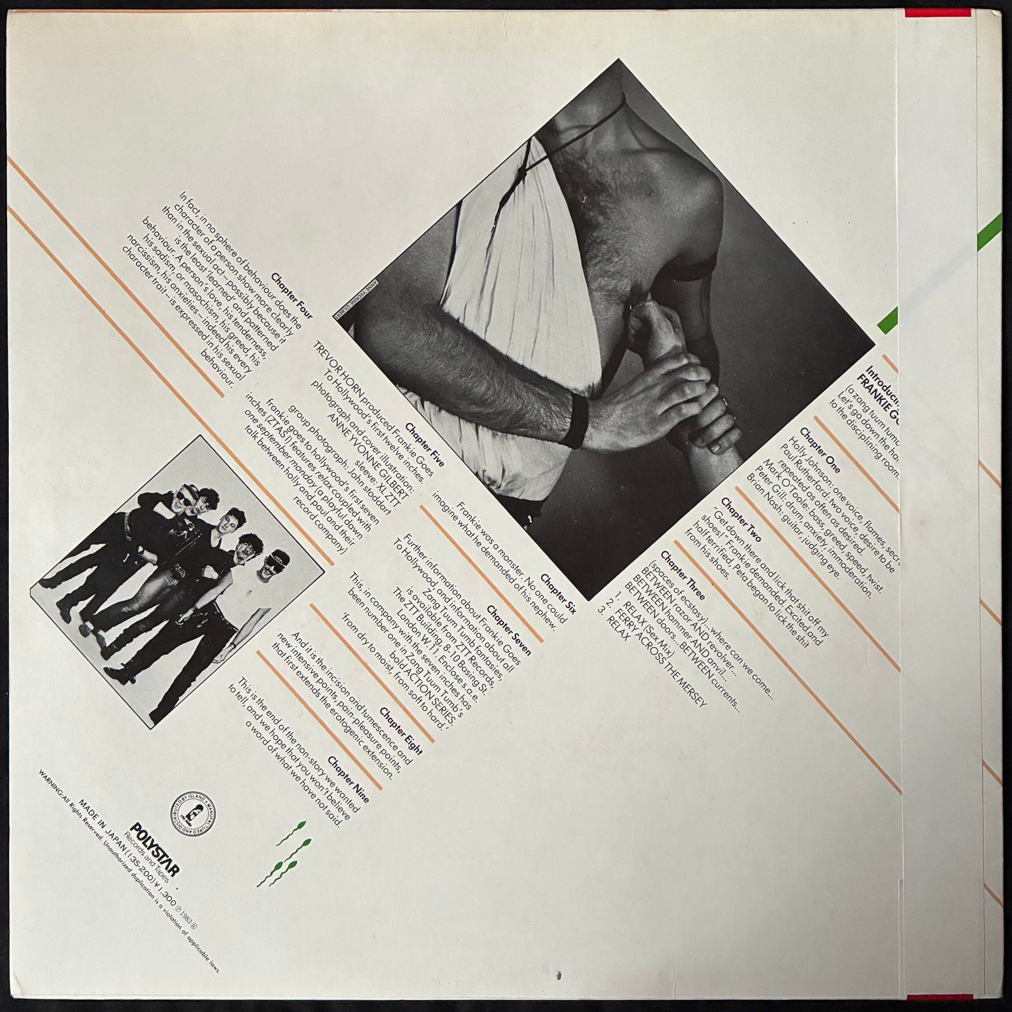 FRANKIE GOES TO HOLLYWOOD - RELAX (12") (USED VINYL 1983 JAPAN M-/EX+)