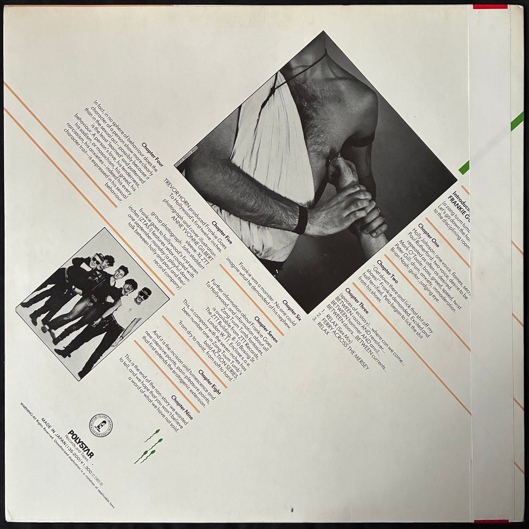 FRANKIE GOES TO HOLLYWOOD - RELAX (12") (USED VINYL 1983 JAPAN M-/EX+)