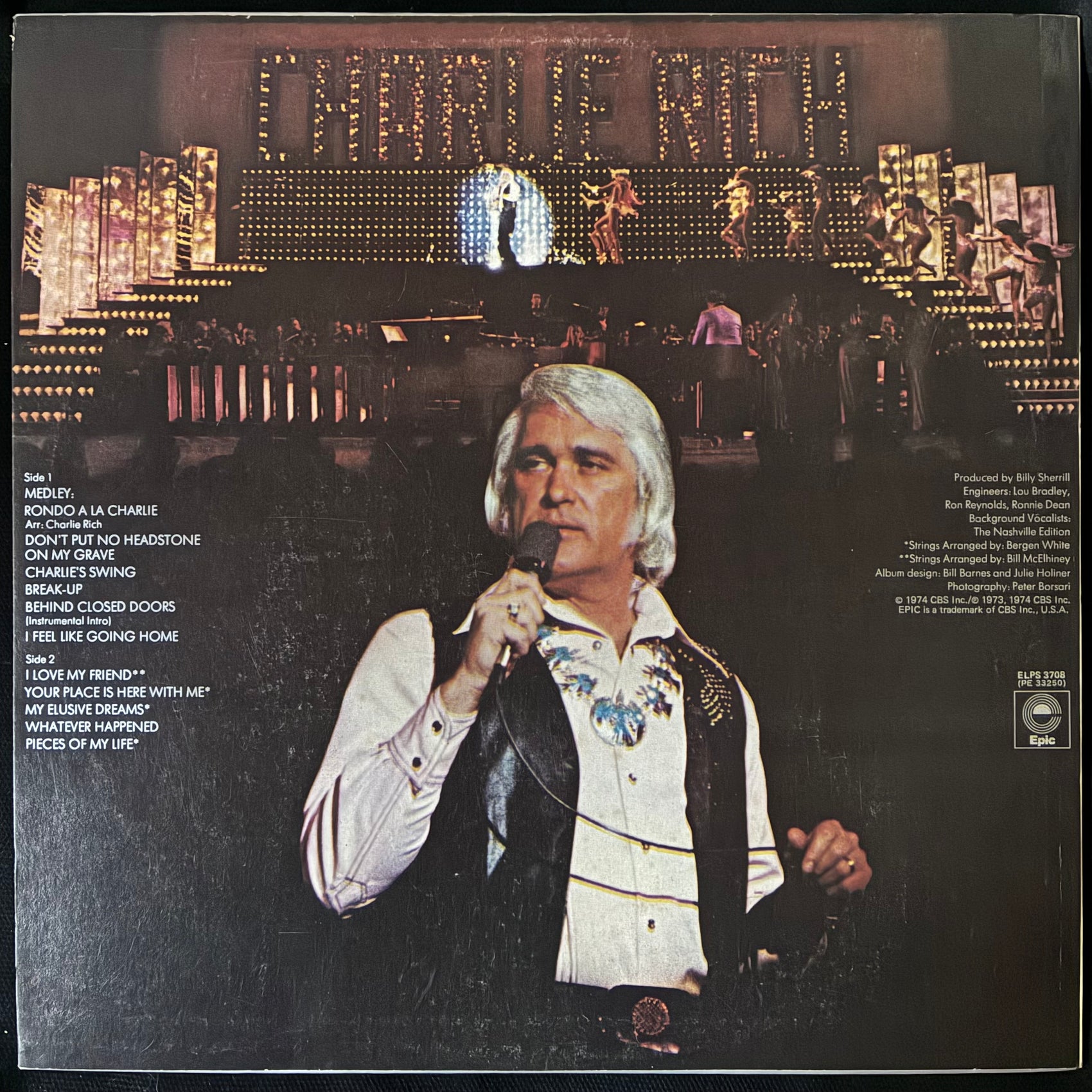 CHARLIE RICH - THE SILVER FOX (USED VINYL 1974 AUS M-/EX+)