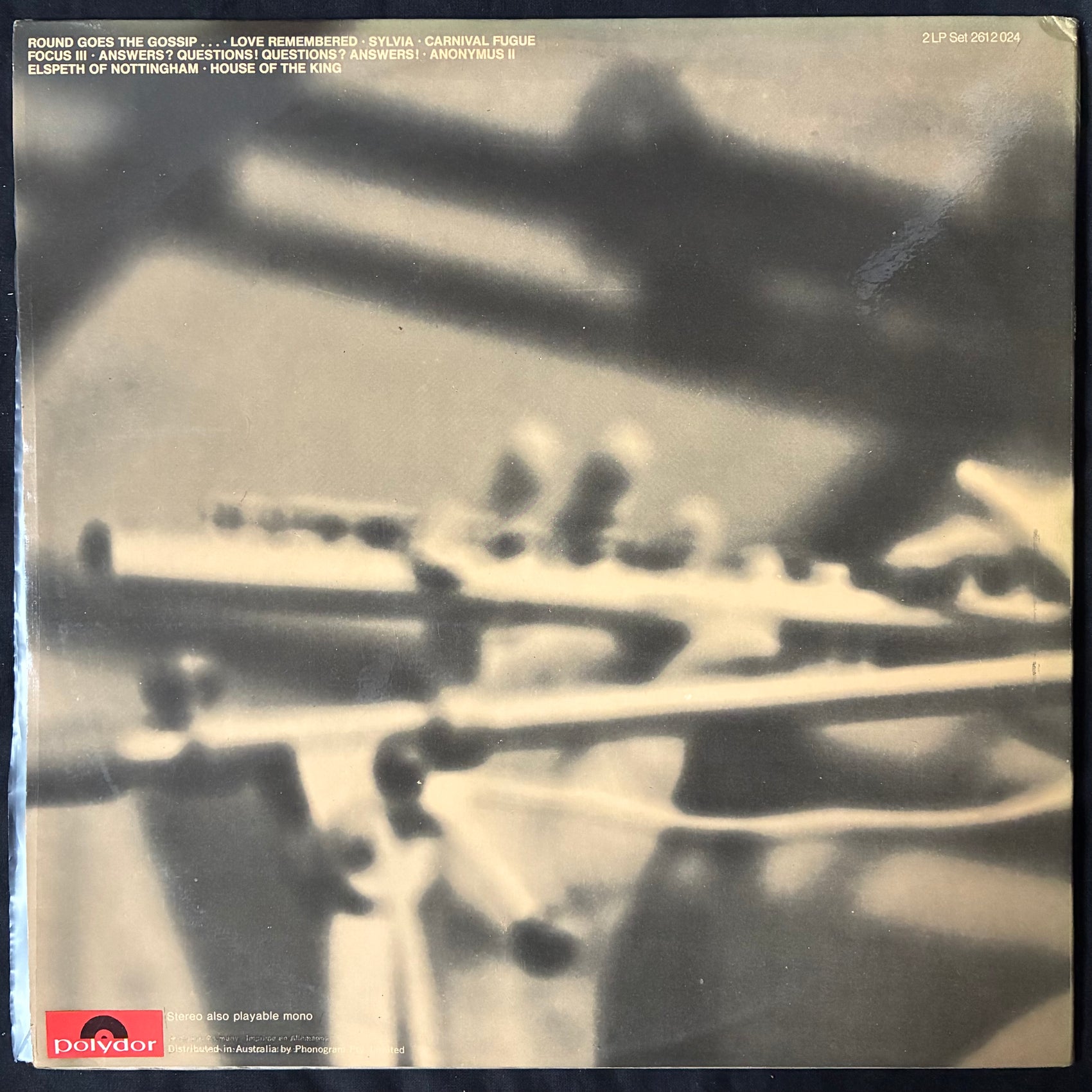 FOCUS - FOCUS 3 (2LP) (USED VINYL 1973 AUS M-/EX+)