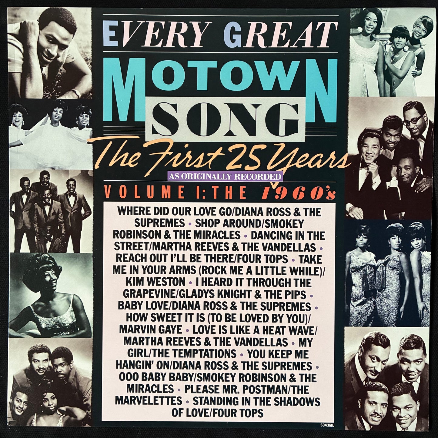 VARIOUS ARTISTS - EVERY GREAT MOTOWN SONG - VOLUME I : THE 1960'S (USED VINYL 1984 AUS M-/M-)