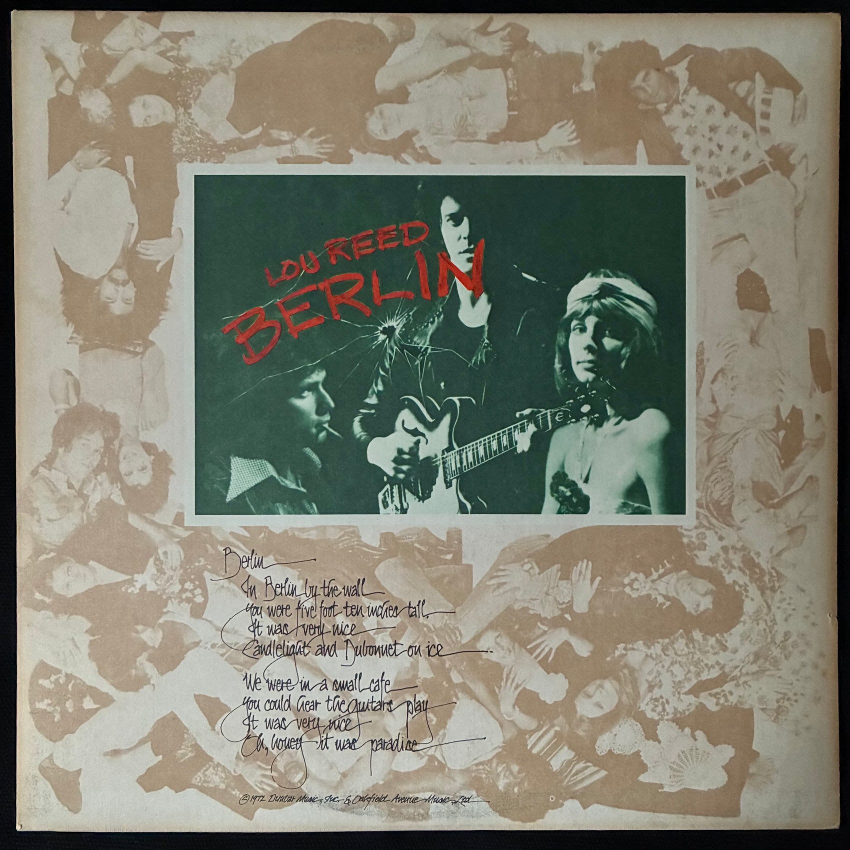 LOU REED - BERLIN (FIRST PRESSING) (USED VINYL 1973 US M-/EX+)