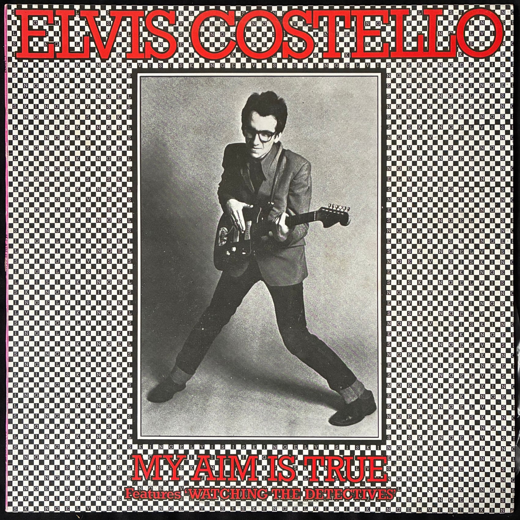 ELVIS COSTELLO - MY AIM IS TRUE (FIRST PRESSING) (USED VINYL 1977 AUS M-/EX)