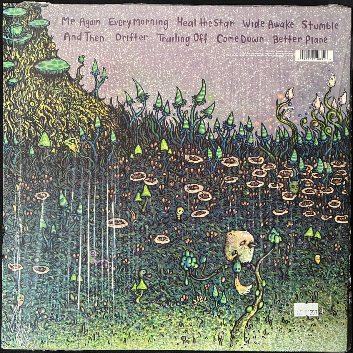 J MASCIS - TIED TO A STAR (FIRST PRESSING) (PINKY/PURPLE COLOURED) (USED VINYL 2014 US M-/M-)