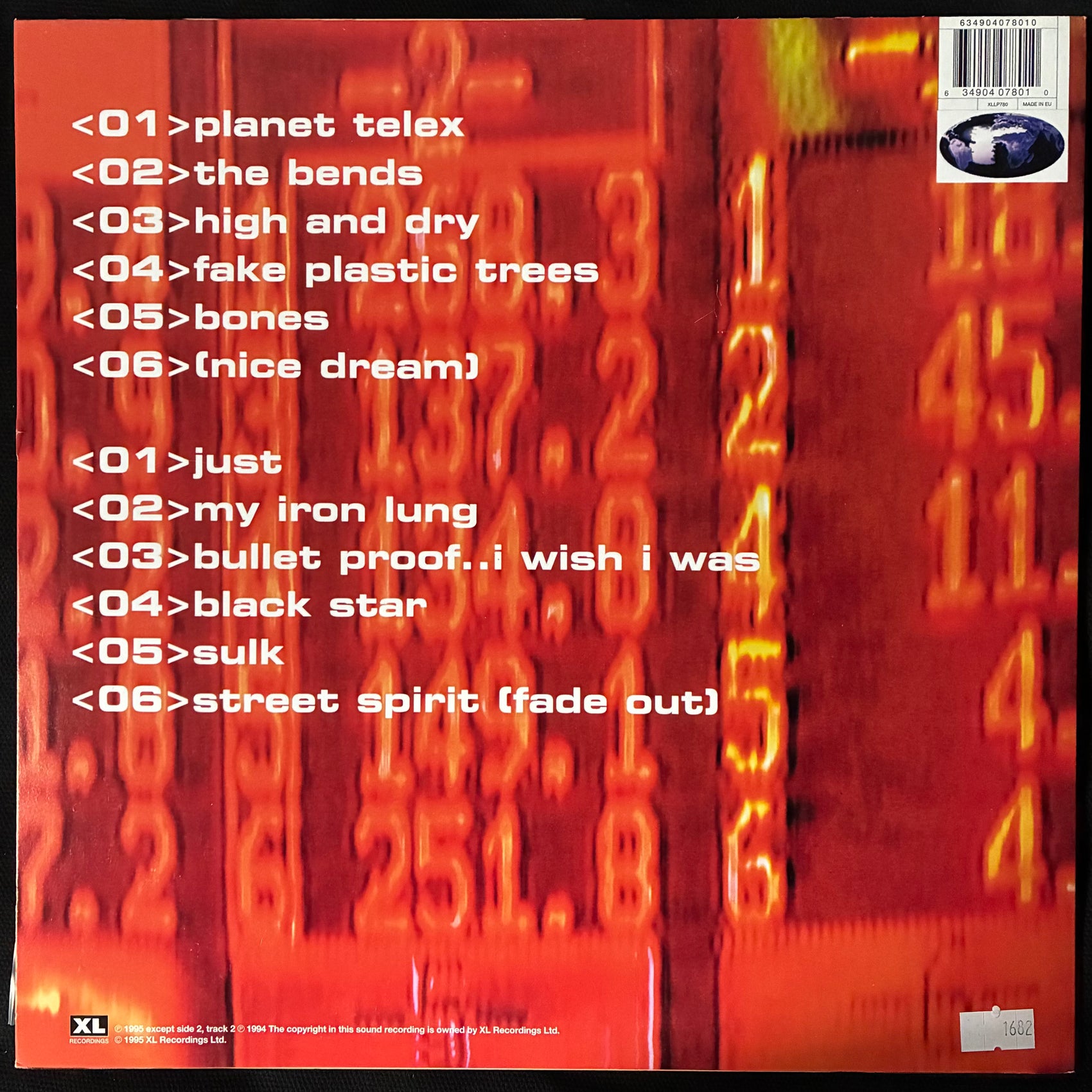 RADIOHEAD - THE BENDS (USED VINYL EU M-/M-)