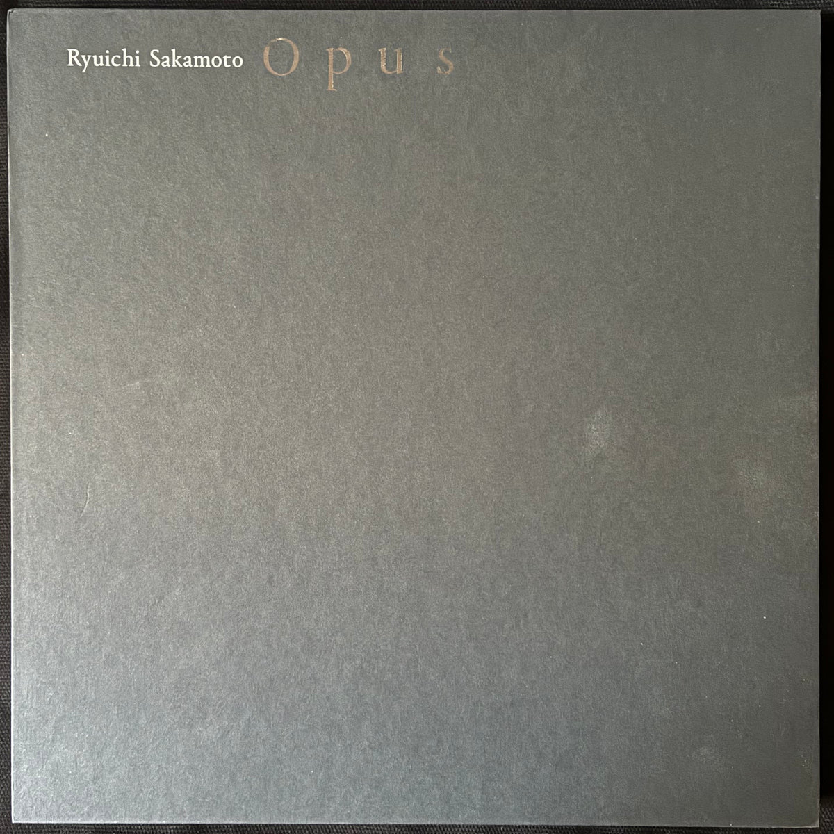 RYUICHI SAKAMOTO - OPUS (4LP BOX EST) (USED VINYL 2024 US M-/M-)