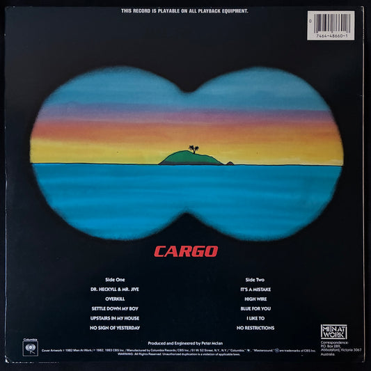 MEN AT WORK - CARGO (HALF SPEED MASTERED) (USED VINYL 1983 US M-/M-)