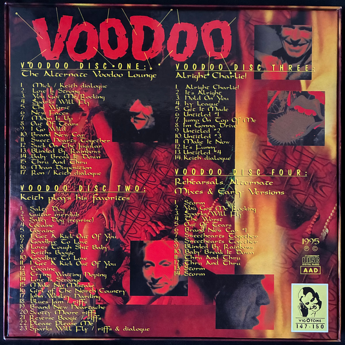 ROLLING STONES - VOODOO BREW (4CD BOX SET) (USED CD 1995 AUS M-/M-)