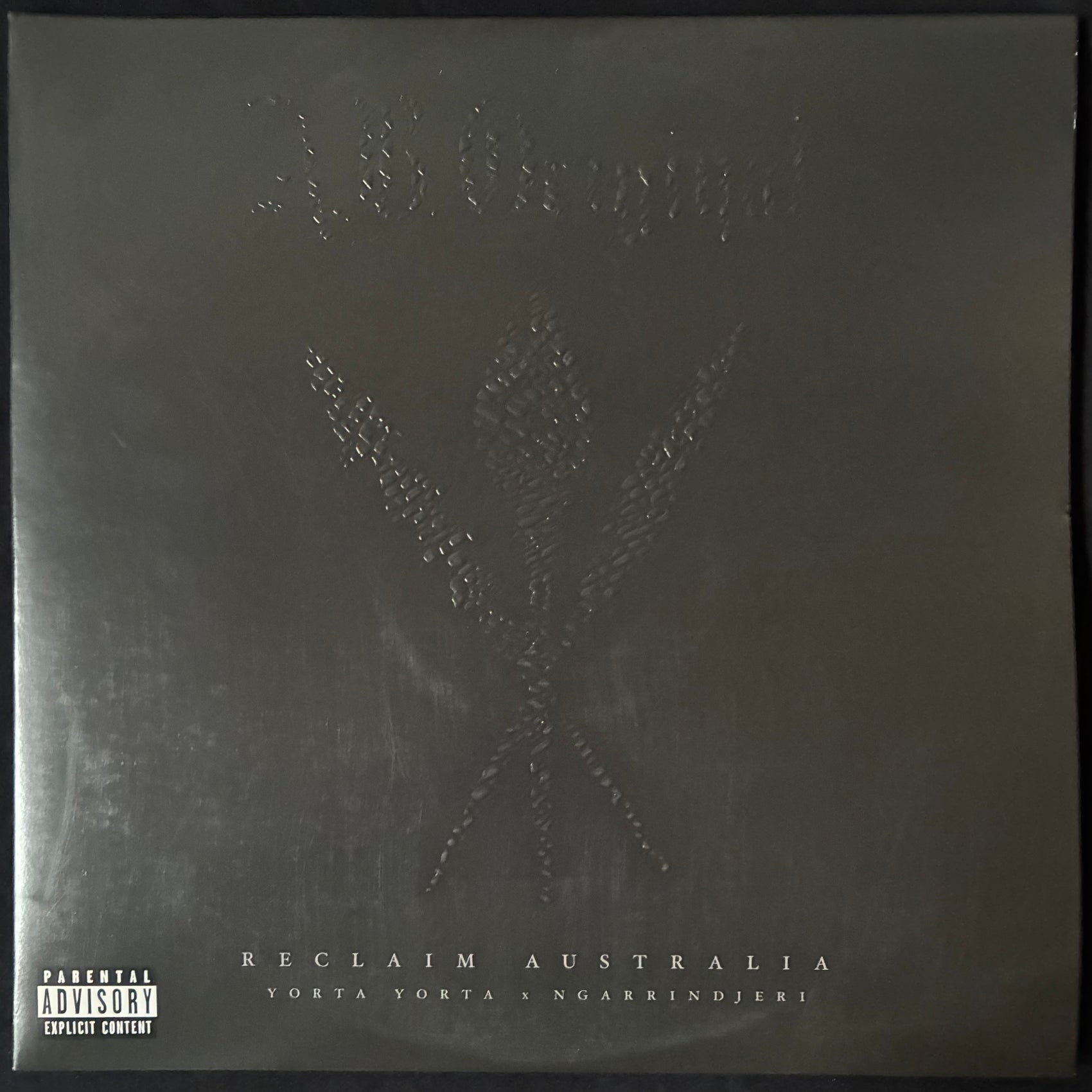A.B. ORIGINAL - RECLAIM AUSTRALIA (2LP) (RED/BLACK INDIGENOUS FLAG COLOURED) (USED VINYL 2017 AUS M-/EX+)