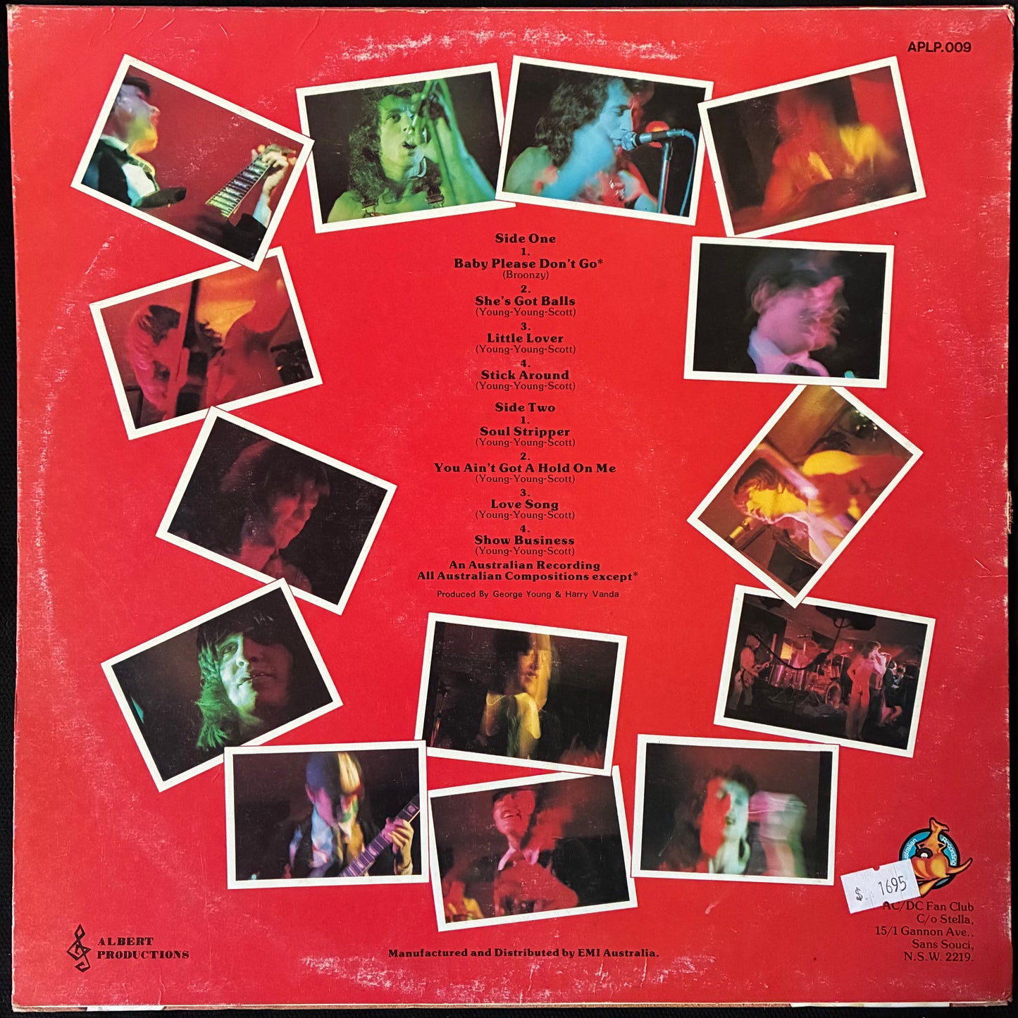 AC/DC - HIGH VOLTAGE (FIRST PRESSING) (USED VINYL 1975 AUS VG+/EX-)